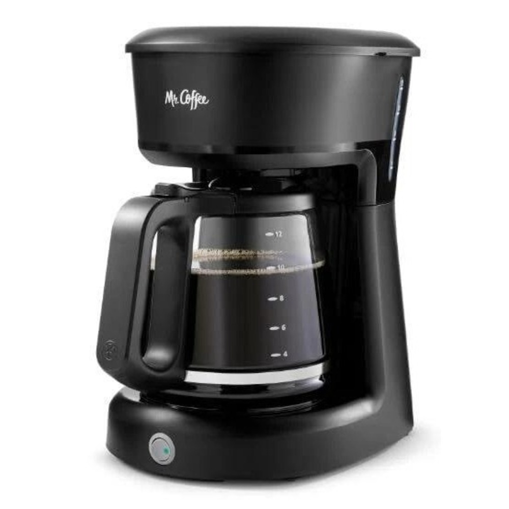 Mr. Coffee 12 Cup Switch Coffeemaker Black Drip Coffee Machine   ‎ 0268